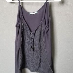 MAURICES Grey Loose-Fitting Tank